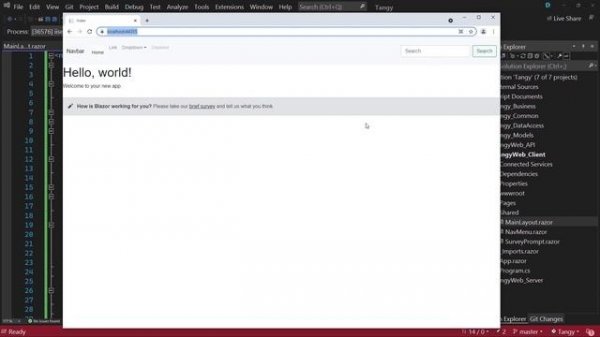 3 Blazor WebAssembly, панель навигации из Bootstrap 5 в Blazor