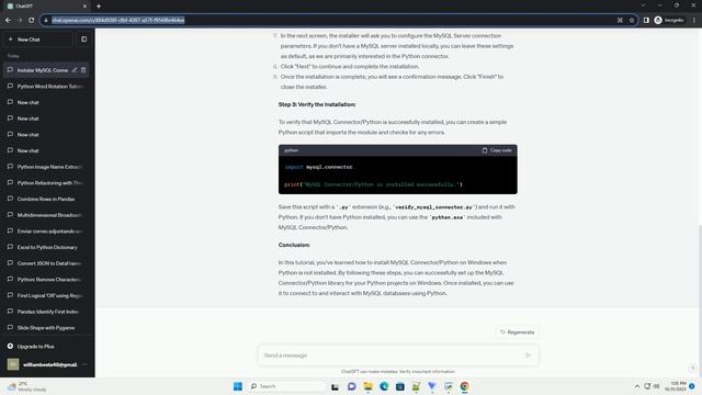 How to install MySQL Connector for Python on Windows when according to the installation manager Pyt смотреть онлайн