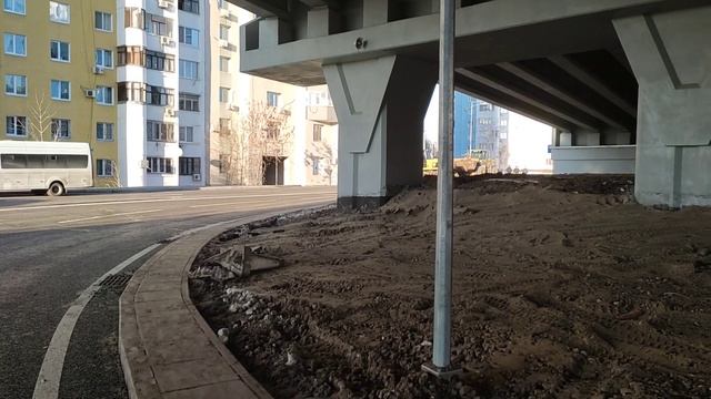Степень готовности дороги под развязкой на 29 ноября 2022 (Ново-Садовая, Самара)/нанесли разметку смотреть онлайн