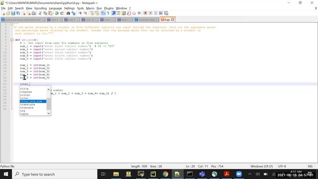 4. Programming Question Python [Let us See Chapter 1-H-(c)] смотреть онлайн
