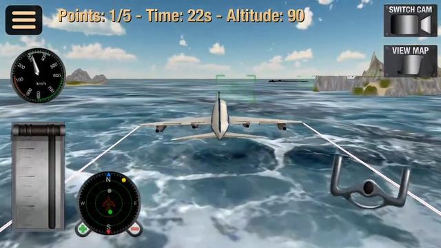 Flight simulator : Fly plane 3D android gameplay #2 смотреть онлайн