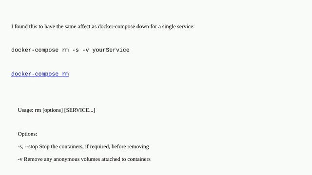 docker-compose up/down just one container смотреть онлайн