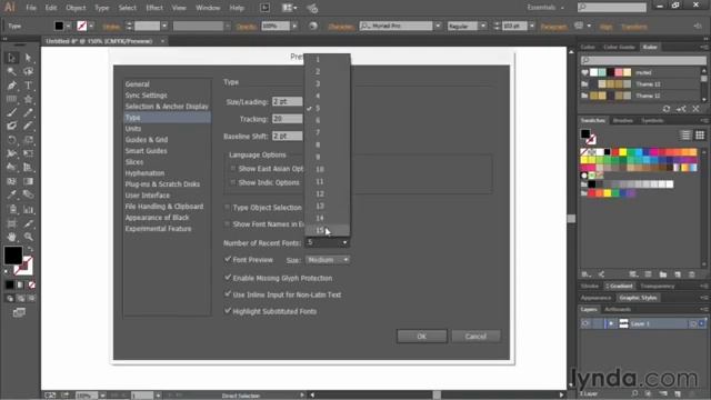 Урок #69 Настройка функций текста в Adobe Illustrator Полный курс обучение с нуля смотреть онлайн