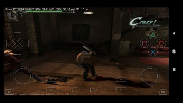 Devil may cry 3 on Android DamonPS2 Gameplay 60 FPS смотреть онлайн