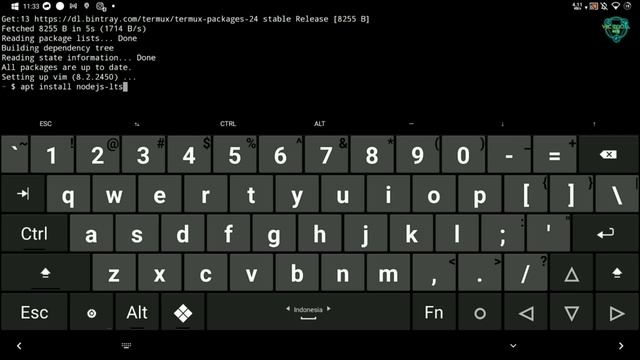 NODE JS TUTORIAL - CARA INSTALL NODE JS DI ANDROID смотреть онлайн