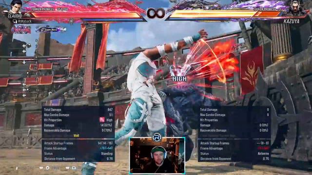 Claudio Unblockable Tech Trap! | Tekken 8