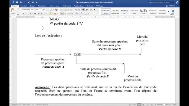 processus fork() partie1 darija смотреть онлайн