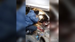 Плохо тормозят задние колеса на Митсубиси кантер. Одна из причин.