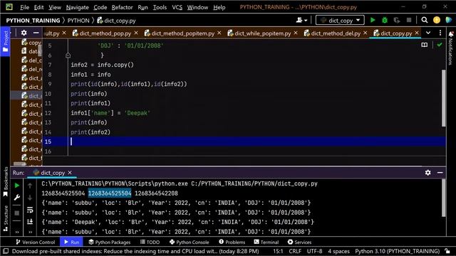 Python Tutorial Day18 |Dictionary Methods |Python For Beginners |Code With Subbu смотреть онлайн