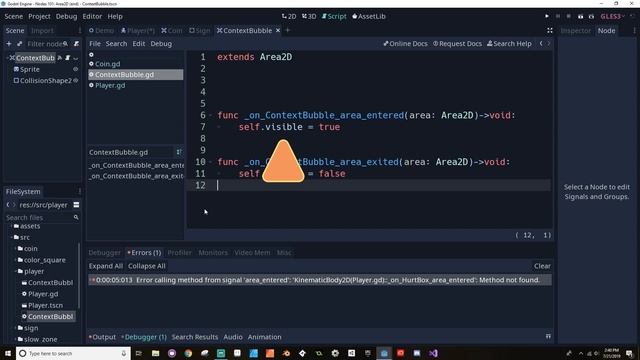 Godot Nodes 101: Area2D Beginner Tutorial смотреть онлайн