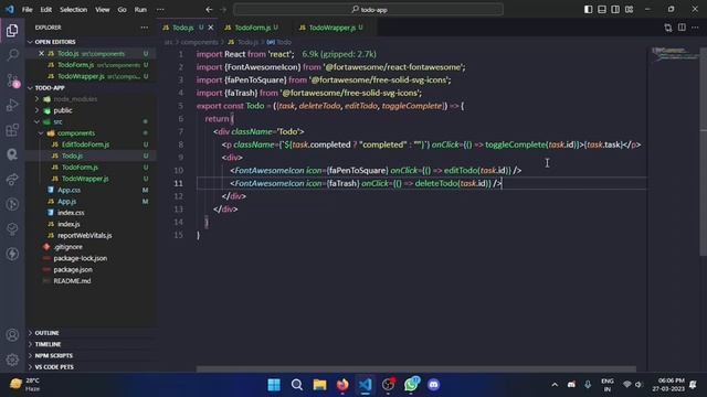 Create a ToDo App in React | React tutorial смотреть онлайн