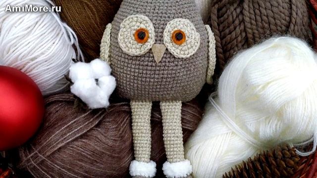 Амигуруми: схема Сова в стиле Тильда. Игрушки вязаные крючком - Free crochet patterns. смотреть онлайн