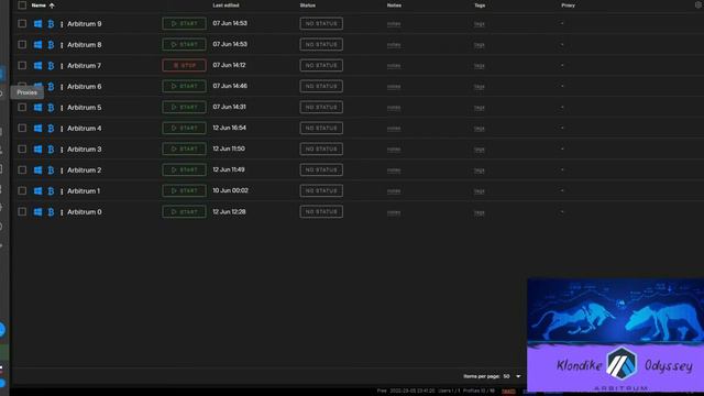Мультиаккинг Arbitrum Odyssey. Как не запутаться и отслеживать свои действия.