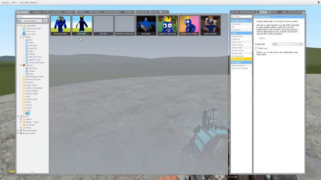 ALL RAINBOW FRIEND BLUES VS ALL HUGGY WUGGY BLUE! | In Garry's Mod смотреть онлайн