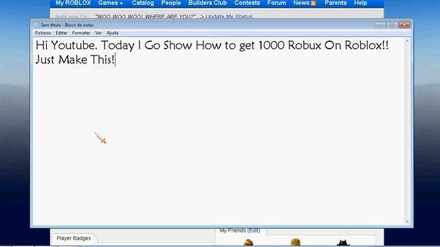 How to get 1000 Robux On Roblox [NOT FAKE]! смотреть онлайн