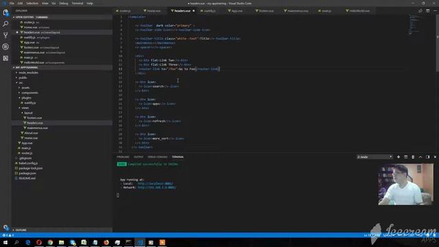 VUEJS + CLI LATEST + VUETIFY PART 12 смотреть онлайн