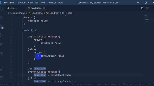 10 React.js Fundamentals(Conditional Rendering) Myanmar смотреть онлайн