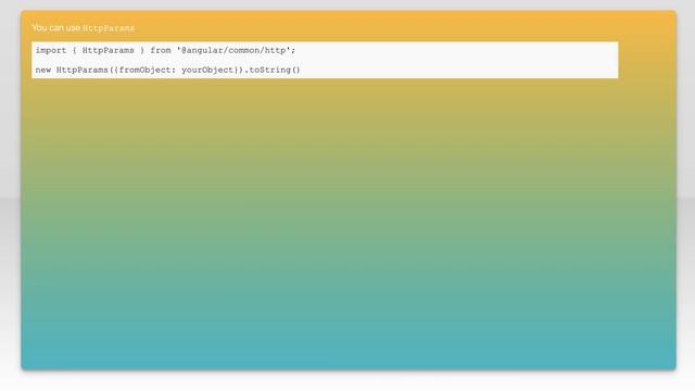 How to convert JSON to query string in angular2? смотреть онлайн