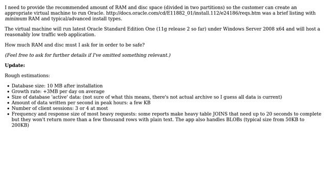 DevOps & SysAdmins: Recommended RAM and disc space for Oracle 11g on Windows смотреть онлайн