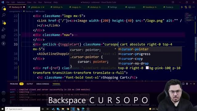 Designing the Cart Sidebar for Codeswear.com | NextJs Tutorial for Beginners #39 смотреть онлайн