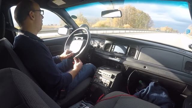 my new Crown vic Police Interceptor on German Autobahn смотреть онлайн