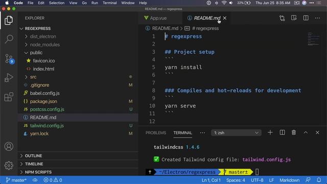 007. Installing Tailwind CSS смотреть онлайн