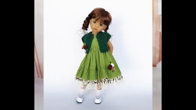 Green outfit doll Little Darling / Зеленый аутфит для куклы Литтл Дарлинг, обзор смотреть онлайн