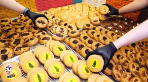 Невероятная корейская еда! Как приготовить мягкое и жевательное печенье - Корейская пекарня