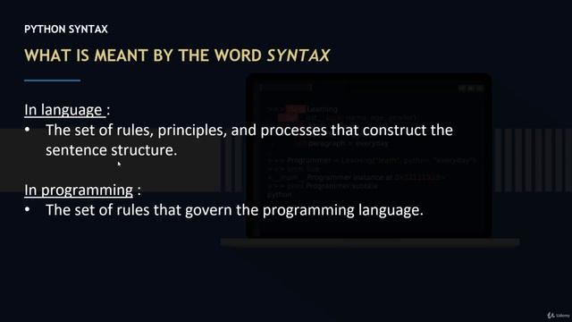 Python Syntax смотреть онлайн