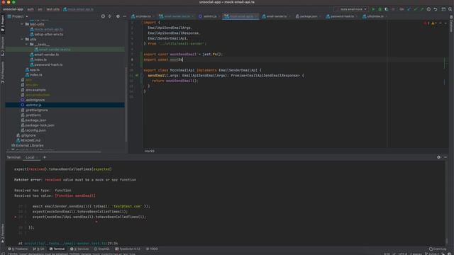 Writing better unit tests with jest mocks: Building a microservices-based NodeJS and React app #031 смотреть онлайн