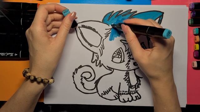 How to draw an anime cat / Как нарисовать аниме кота смотреть онлайн