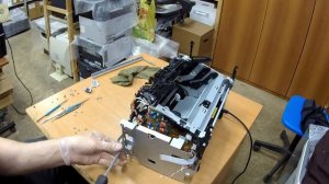 #62 Ремонт принтера HP LaserJet M1120 Ошибка термоэлемента | ЗАВИСАЕТ | Замена термопленки  РАЗБОРК