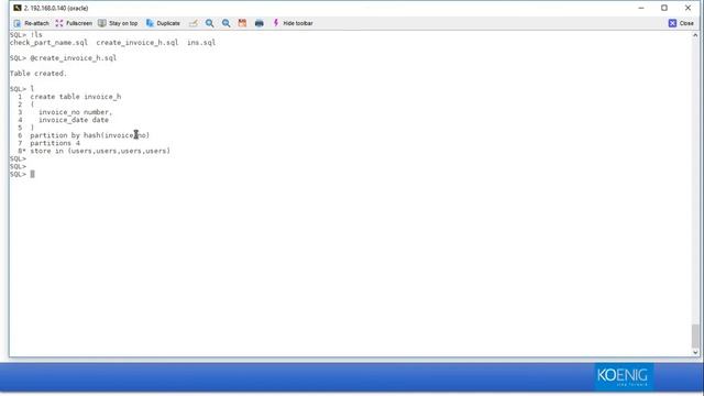 Oracle hash partition смотреть онлайн