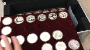 Оформление коллекции серебрянных и инвестиционных монет