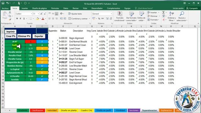 8.- Diagrama de Peralte o Superelevacion con AutoCAD Civil 3D 2018 y TD Excel DG-2014 смотреть онлайн