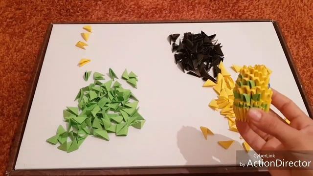 Волнистый попугай. Модульное оригами смотреть онлайн