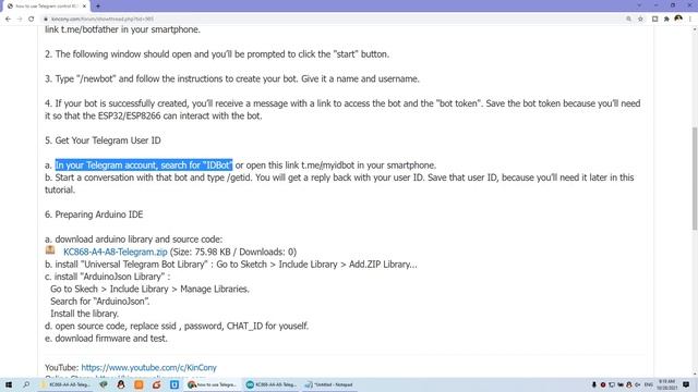 Lesson24- how to use Telegram control lamp ON/OFF by ESP32 смотреть онлайн
