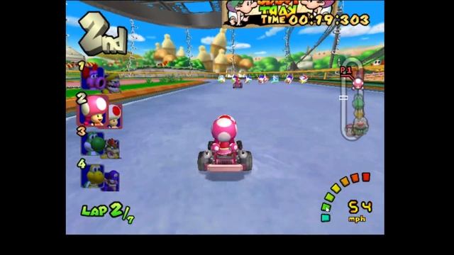 Mario Kart Double Dash Mirror Mode Mushroom смотреть онлайн