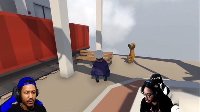 WE'RE BOTH HORRIBLE AT THIS GAME! Humans Fall Flat with Berleezy! смотреть онлайн