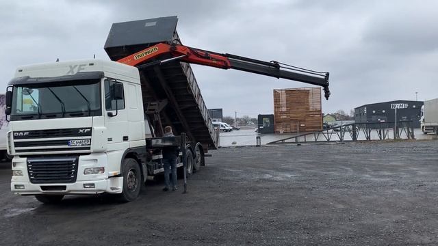 DAF 95XF + Palfinger PK15500 смотреть онлайн