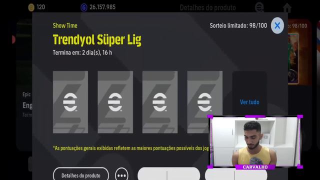 Box de épico REPETIDA e Beckham 102 no eFootball 24 Mobile смотреть онлайн