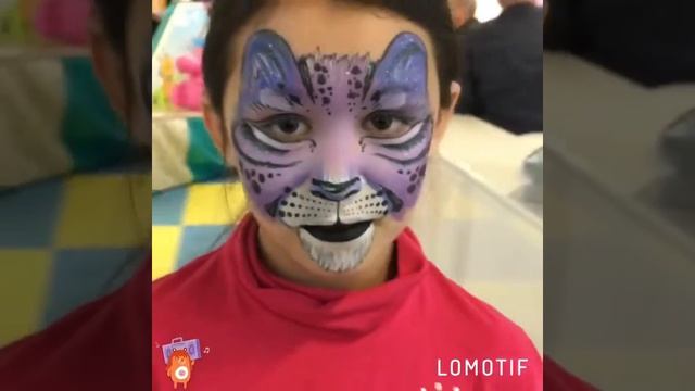 Аквагрим, маска леопарда смотреть онлайн