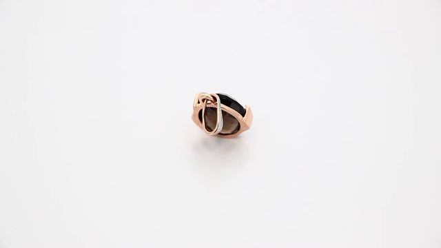 Подвеска с раух-топазом и бриллиантами. gold585.ru смотреть онлайн