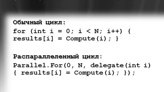 Многопоточное программирование с Parallel Extensions смотреть онлайн
