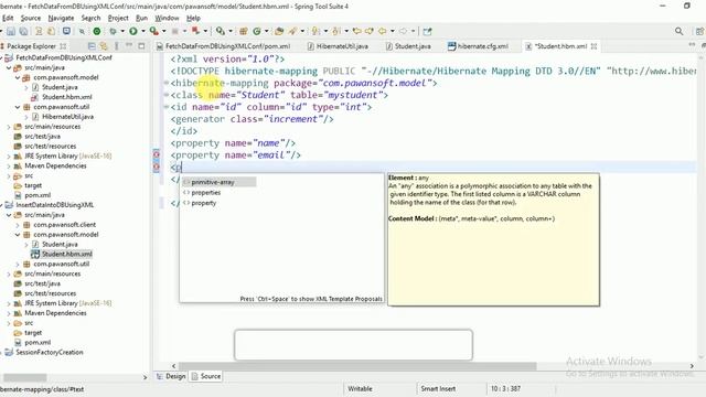 Hibernate 6: Fetch Data From Database Using XML Configuration Part-4 | Use of hbm2ddl.auto | Dialec смотреть онлайн