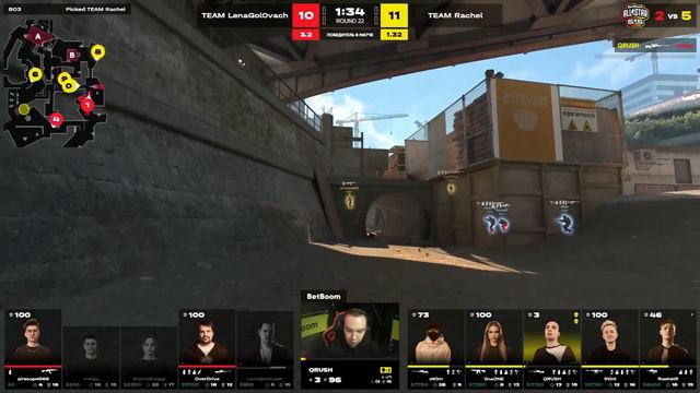 ФИНАЛ BETBOOM ALL-STAR 5X5 || TEAM LENAGOLOVACH VS TEAM RACHEL || ТУРНИР ПО COUNTER-STRIKE 2