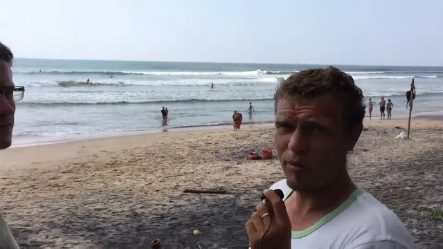 Обучение серфингу на Шри Ланке. Серф спот - Maddawatta Beach (Мадавата) смотреть онлайн