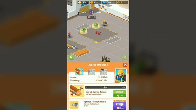 Lumber Inc Game! I raised money and diamonds this way смотреть онлайн