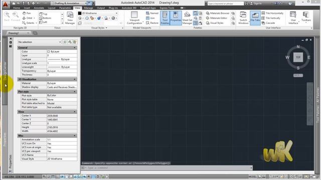 AutoCAD 2014, Tutorial trabajando con paletas, Curso Básico Español Capitulo 7 смотреть онлайн