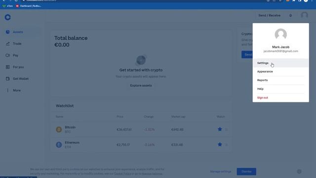 How To ADD New API Key on Coinbase смотреть онлайн